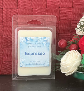 Handmade Hand Poured Soy Wax Melts Winter Fragrances